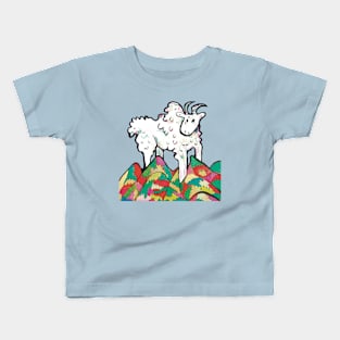 Giant mountain goat Kids T-Shirt